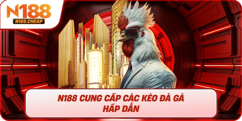 N188 cung cấp các kèo đá gà hấp dẫn 